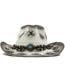 Ladda upp bild till gallerivisning, Seaside Beach Cowboy Straw Hat
