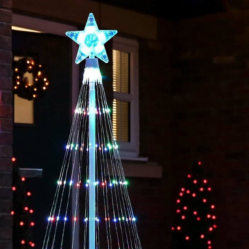 🎄CHRISTMAS BIG SALE - 16.4FT MULTICOLOR LED ANIMATED OUTDOOR CHRISTMAS TREE LIGHTSHOW
