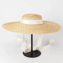 Ladda upp bild till gallerivisning, Flat Sunshade Straw Hat
