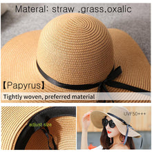 Ladda upp bild till gallerivisning, Women Hat - Summer Wide Brim Straw Hats - Big Sun Hats For Women - Floppy Beach Hats
