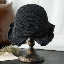 Load image into Gallery viewer, Wooven Straw Dome Hat
