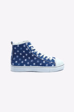 Ladda upp bild till gallerivisning, American Flag Flat Shoes Sneakers High Top Canvas Shoes
